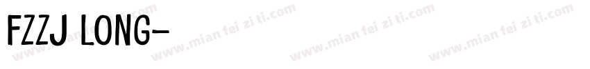 FZZJ LONG字体转换